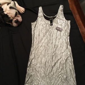 Silver Mini Dress